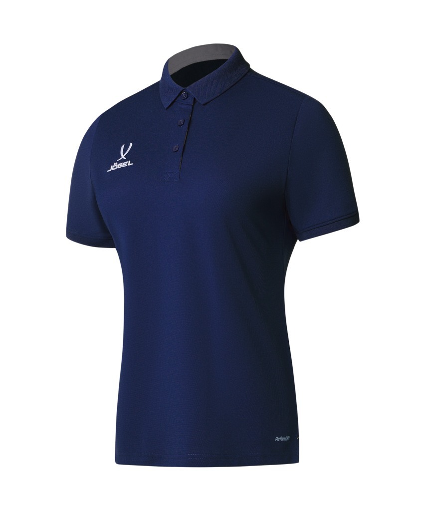 Фото Поло женское JÖGEL PREMIER PerFormDRY CVC Polo W, темно-синий (2123114) - интернет-магазин МегаТерем в Москве