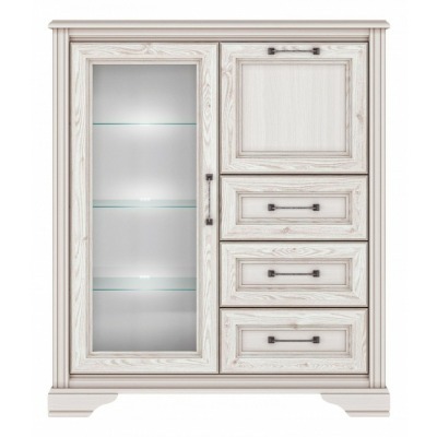 Тумба-витрина Стилиус с подсветкой B169-KOM1W1B3S BRW_UT-70005278