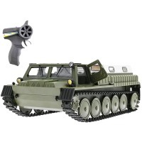 Радиоуправляемый гусеничный советский вездеход WPL ГАЗ-71 RTR масштаб 1:16 (WPLE-1)