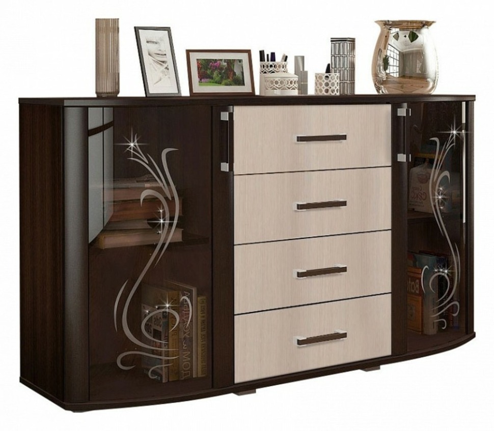 Фото Тумба-витрина Грация BTS_T0019986 - интернет-магазин МегаТерем в Москве