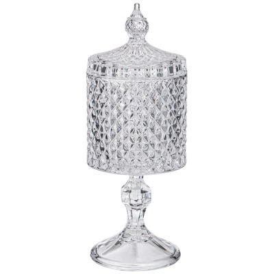 Емкость для хранения на ножке "diamant" 8,5*8,5*23см Lefard (355-312)