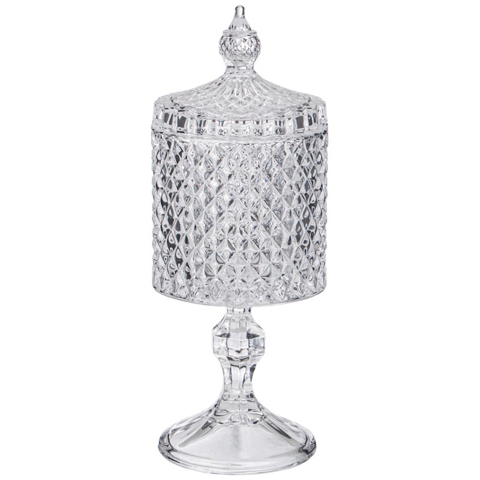 Фото Емкость для хранения на ножке diamant 8,5*8,5*23см Lefard (355-312) - интернет-магазин МегаТерем в Москве