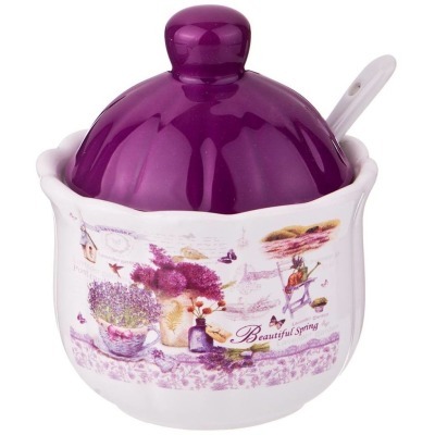 Сахарница с ложкой agness л...