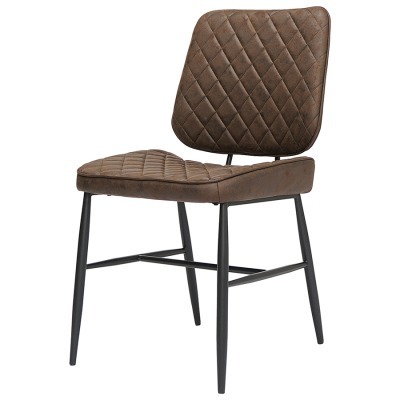 Стул maril, экокожа, темно-коричневый (74318)