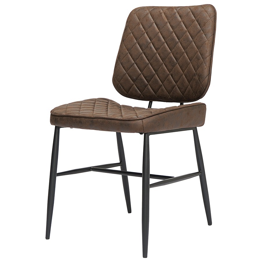 Фото Стул maril, экокожа, темно-коричневый (74318) - интернет-магазин МегаТерем в Москве