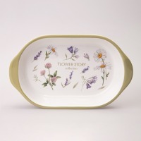 Блюдо-шубница agness "flower story" 28*17,5*4,5 см (358-2190) 