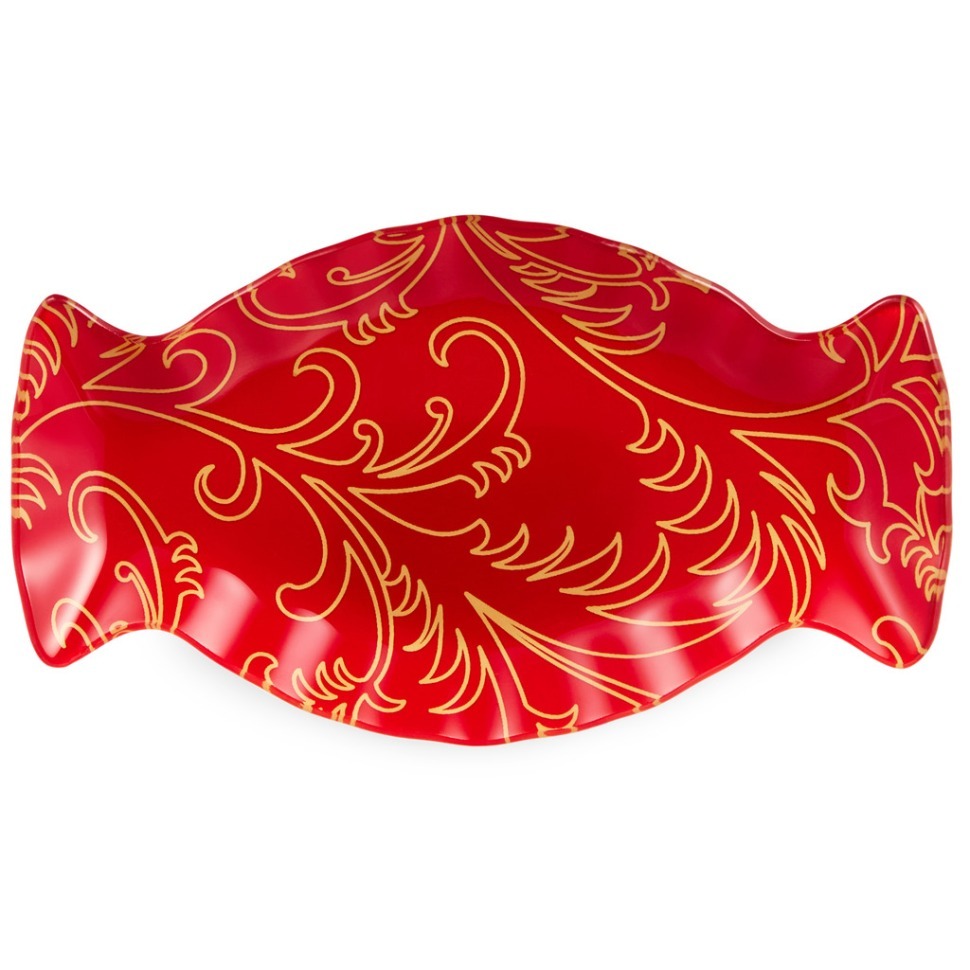 Фото Блюдо для сервировки коллекция рождественская сказка 20*11 см Lefard (198-398) - интернет-магазин МегаТерем в Москве