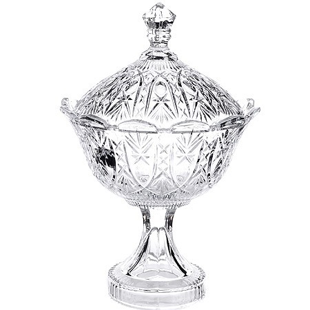 Фото -341205W Конфетница KENZO на ножке (SK077-11000W) - интернет-магазин МегаТерем в Москве