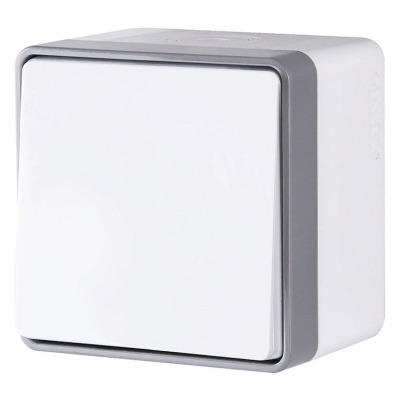 Выключатель одноклавишный влагозащищенный Werkel Gallant (белая) W5010201 WRK_a051574