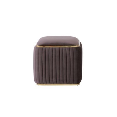 Пуф Glarus, велюр коричневы...