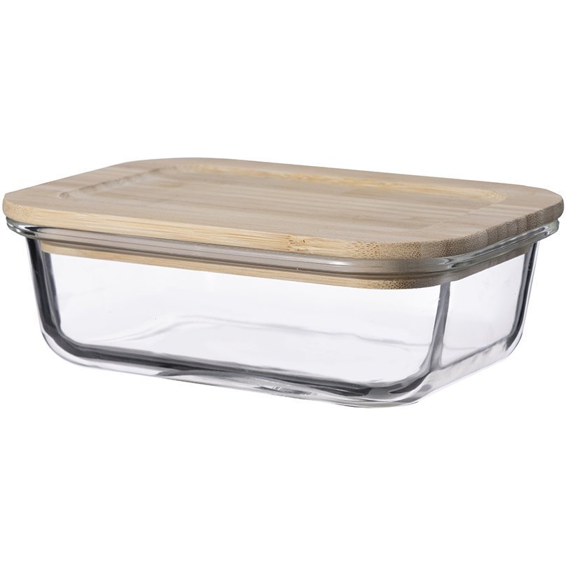 Фото Контейнер для запекания и хранения eco store с крышкой из бамбука, 640 мл (71129) - интернет-магазин МегаТерем в Москве