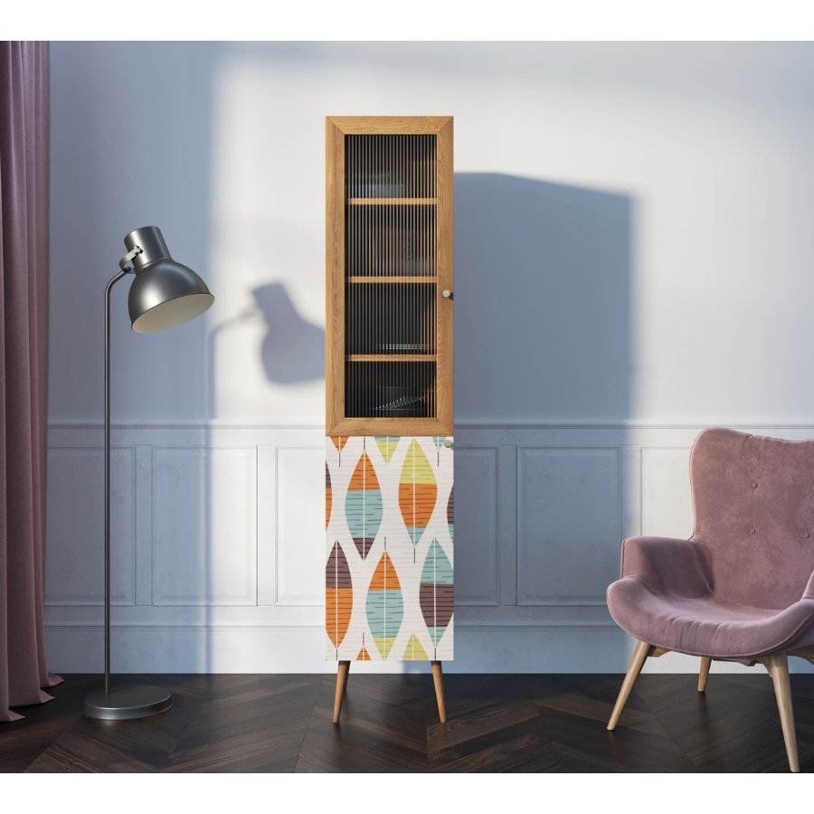 Фото Буфет Berber узкий принт 48 арт BB39/Print_48-ET - интернет-магазин МегаТерем в Москве