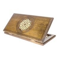 Нарды резные "Золотой Узор 2" 50, Mirzoyan (64055)