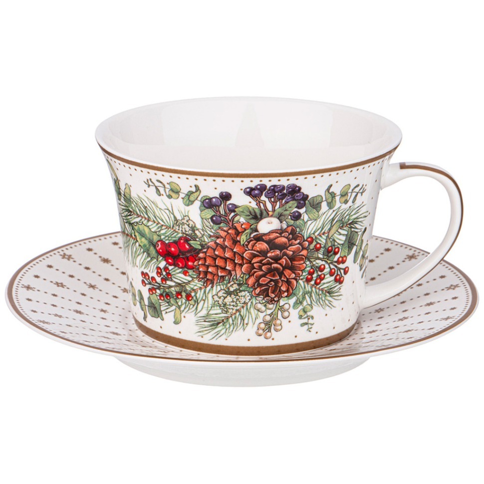 Фото Чайная пара lefard celebration 250 мл (760-769)  - интернет-магазин МегаТерем в Москве