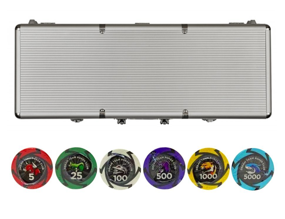 Фото Набор для покера Dream Team на 500 фишек (47187) - интернет-магазин МегаТерем в Москве