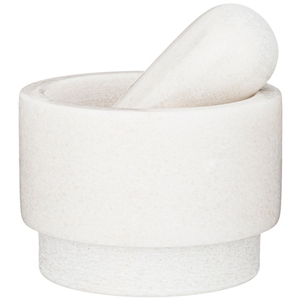 Фото Двухсторонняя ступка agness с пестиком диаметр 14 см высота 10,5 см (925-124)  - интернет-магазин МегаТерем в Москве