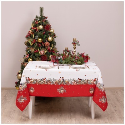 Скатерть морозко.снегири 16...