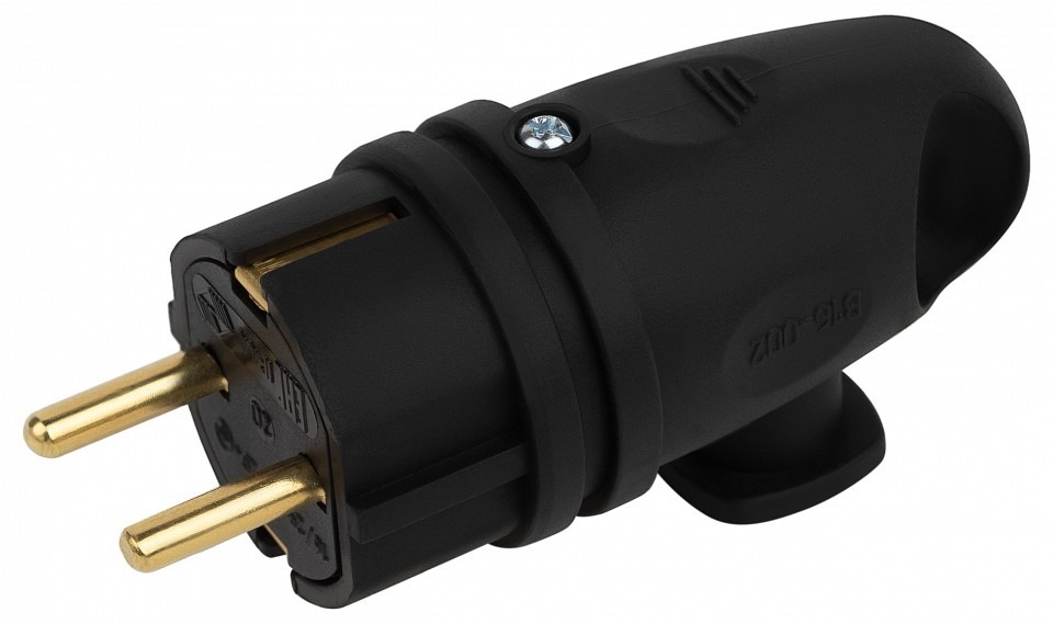 Фото Вилка угловая с заземлением Эра  VX11-B-IP44 ER_B0055416 - интернет-магазин МегаТерем в Москве