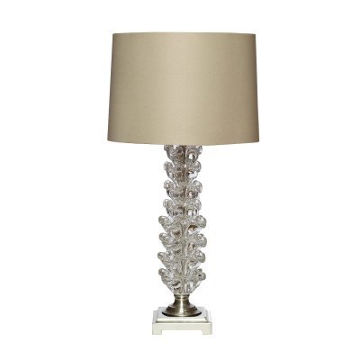 Лампа настольная плафон св-коричневый d38*78 (2) (TT-00000214)