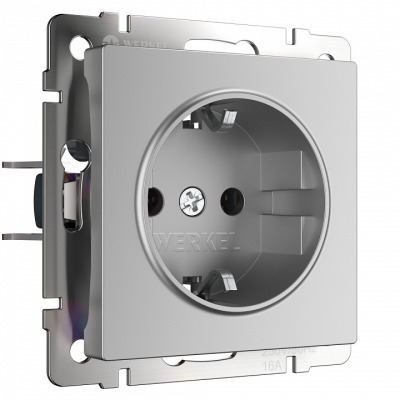 Розетка с заземлением, без рамки Werkel  W1171006 WRK_a050881