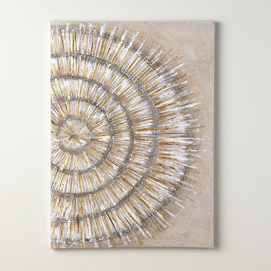 Фото Панно декоративное tessera beige №2, 50х70 см (80049) - интернет-магазин МегаТерем в Москве