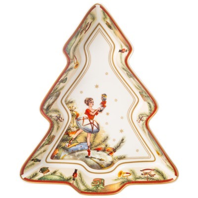 Блюдо-елка lefard "щелкунчик" 25*21*4 см (85-1925) 