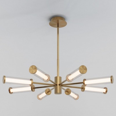 Люстра на штанге Eurosvet Stark 50386 LED латунь EV_a067957