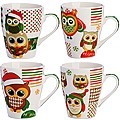 Фото Кружка 340 мл Совушки LORAINE (24447) - интернет-магазин МегаТерем в Москве