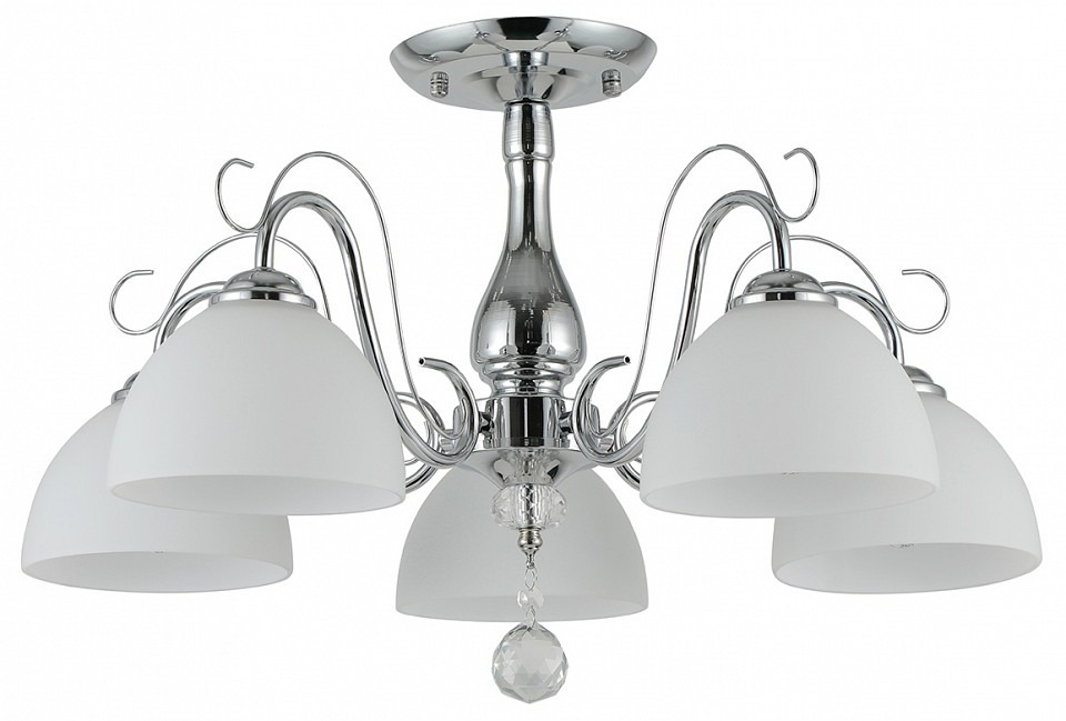 Фото Люстра на штанге Escada Essay 1149/5P Chrome ESC_1149_5P_Chrome - интернет-магазин МегаТерем в Москве