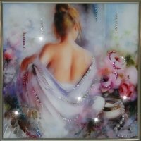 Картина Соблазн с кристаллами Swarovski (1350)