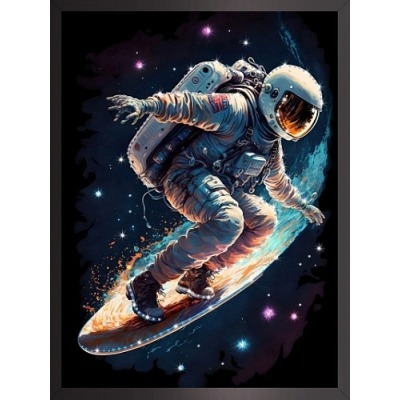 Картина По волнам космоса с...