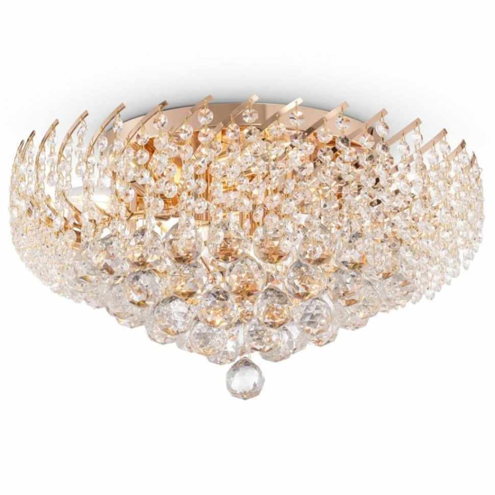 Фото Потолочная люстра Maytoni Karolina DIA120-09-G MY_DIA120-09-G - интернет-магазин МегаТерем в Москве