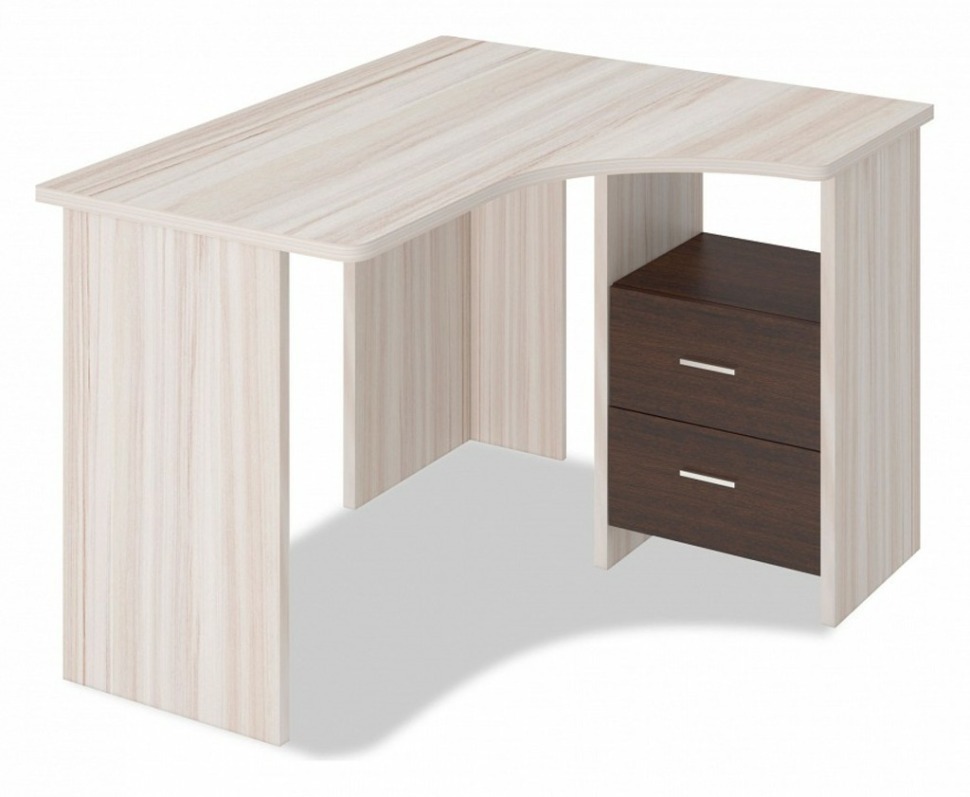 Фото Стол письменный Домино Лайт СКЛ-Угл 120 MER_SKL-Ugl120_KV_PRAV - интернет-магазин МегаТерем в Москве