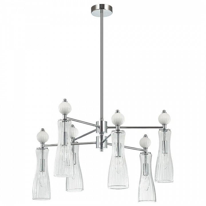 Фото Люстра на штанге Lumion EMILY 8268/6 LMN_8268_6 - интернет-магазин МегаТерем в Москве