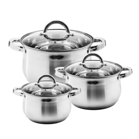 Фото Набор кастрюль с крышками (1629-2) - интернет-магазин МегаТерем в Москве