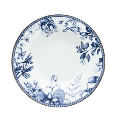 Homefeel Тарелка суповая фарфоровая D21,59 см 8.5" NY-BP4494-8.5-NB
