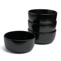 Набор салатников bronco "choice black" 15 см 4шт (191-360-1) 