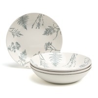 Набор салатников bronco "grasses" 4 шт. диаметр=20 см (191-343-1) 
