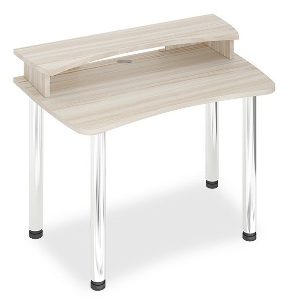 Фото Стол компьютерный Домино Лайт СКЛ-Софт120МО+НКИЛ120 MER_SKL-Soft120MO-NKIL120_K - интернет-магазин МегаТерем в Москве