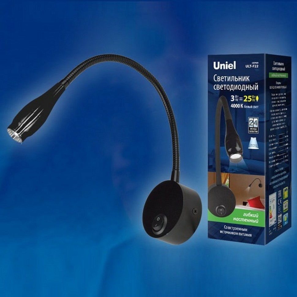 Фото Бра Uniel ULT-F22 UL-00004240 UL_UL-00004240 - интернет-магазин МегаТерем в Москве