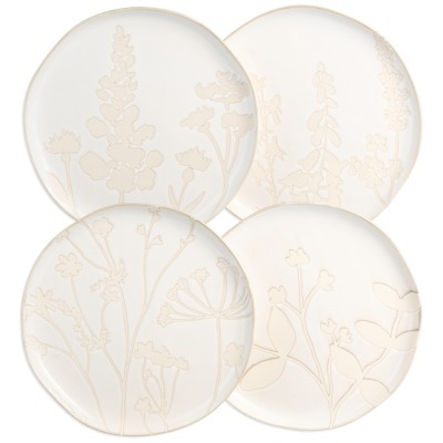 Набор тарелок обеденных bronco "field" 4 шт 25,5*2,5 см (409-212) 