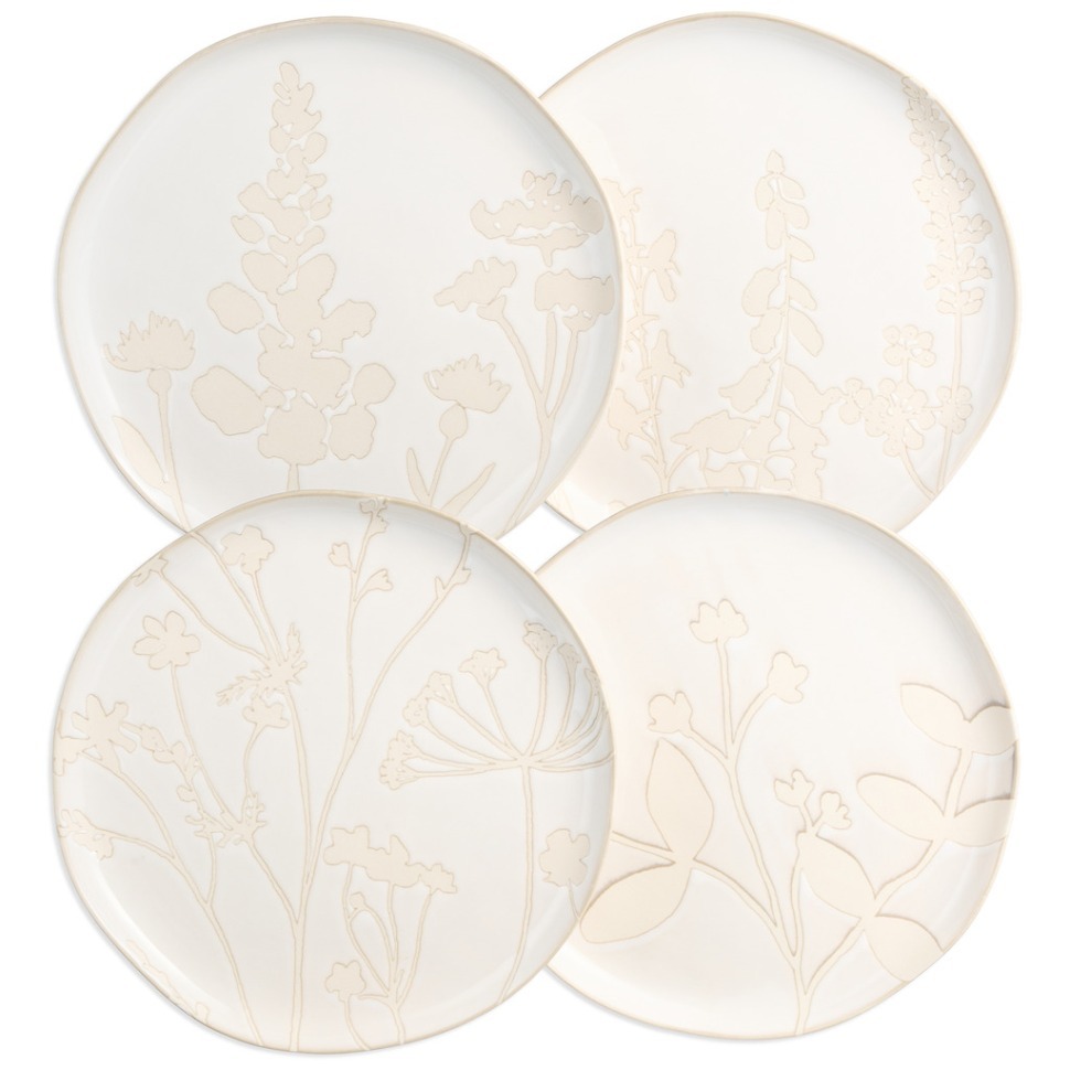 Фото Набор тарелок обеденных bronco field 4 шт 25,5*2,5 см (409-212)  - интернет-магазин МегаТерем в Москве