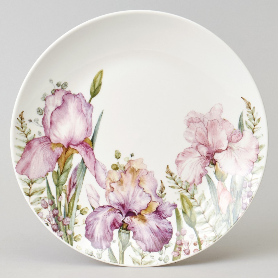 Фото Тарелка закусочная lefard irises 20,5*2 см (425-144)  - интернет-магазин МегаТерем в Москве