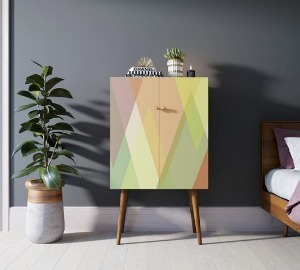 Фото Комод на высоких ножках Berber 16 принт арт BB09/Print_16-ET - интернет-магазин МегаТерем в Москве