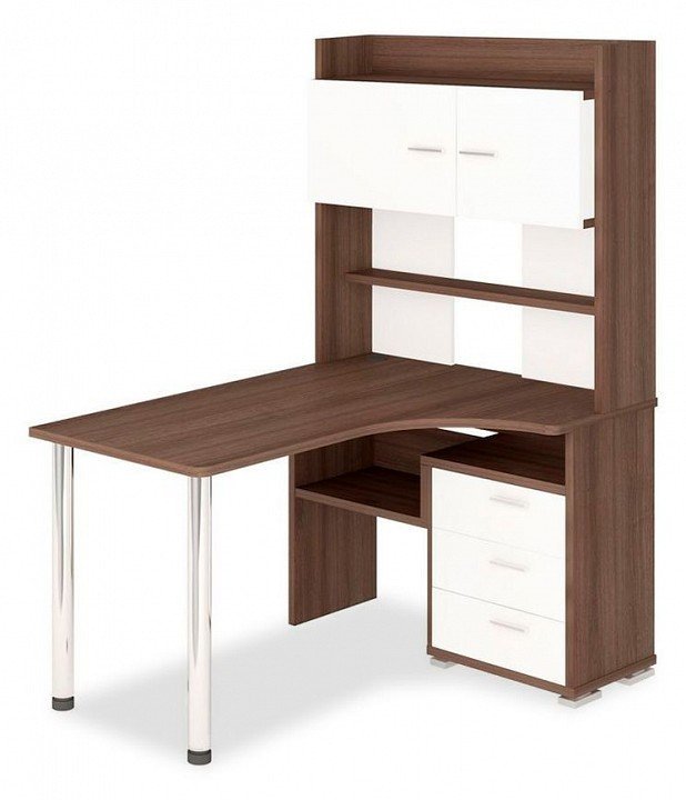 Фото Стол компьютерный Домино СР-133-150 ШБЕ-Ч-ПРАВ MER_SR-133-150_SHBE-CH-PRAV - интернет-магазин МегаТерем в Москве