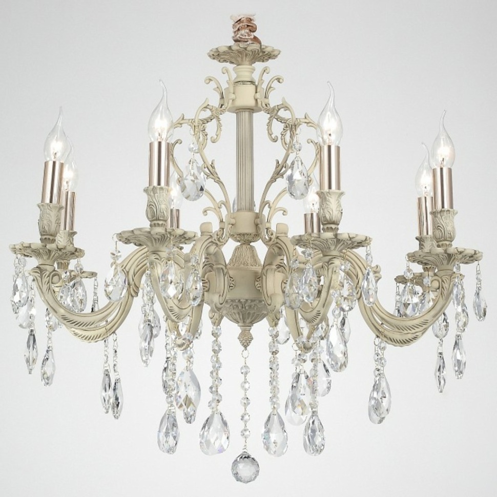 Фото Подвесная люстра Lucia Tucci Barletta BARLETTA 1730.8 cream white LT_BARLETTA_1730.8_cream_white - интернет-магазин МегаТерем в Москве