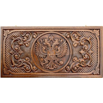 Нарды резные Герб РФ 2, Mkh...