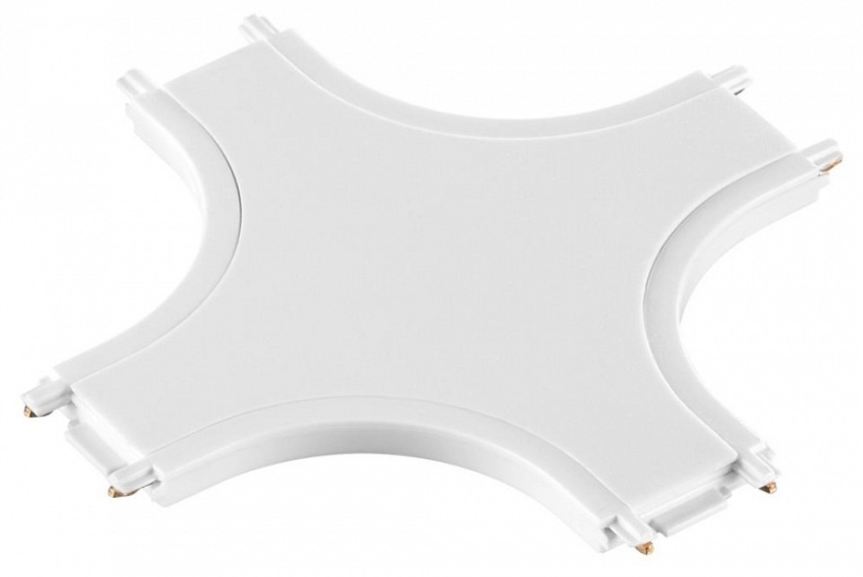 Фото Соединитель X-образный для треков накладных Novotech Smal 135212 NV_135212 - интернет-магазин МегаТерем в Москве