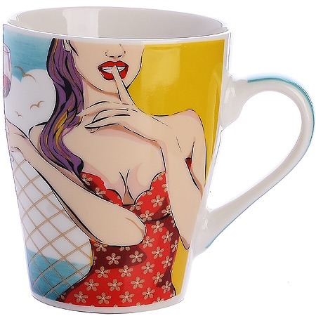 Фото Кружка 340 мл Mademoiselle LORAINE (9-31229-2) - интернет-магазин МегаТерем в Москве