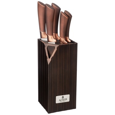 Набор ножей agness  на плас...